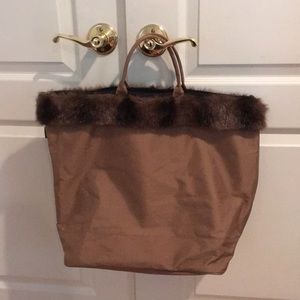 cute brown canvas tote